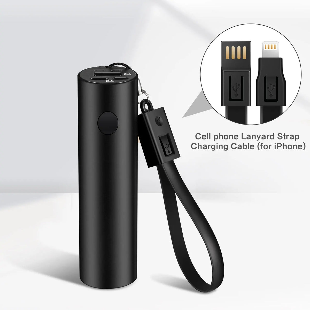 Pocket Power Bank 5000mAh — Charger + Torch in One