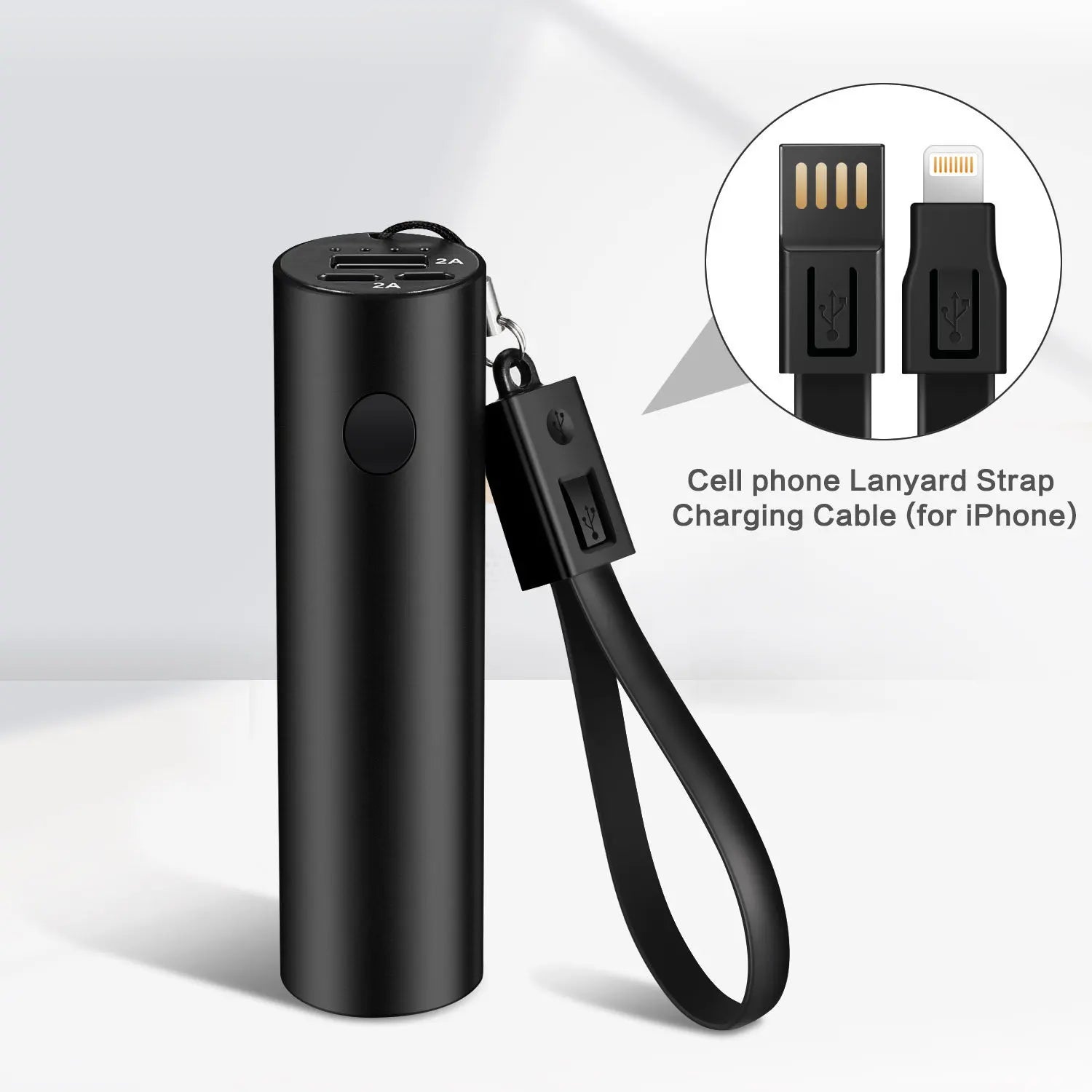 5000 Mah Mobile Power Bank Mini Multi-function Small Portable Powerbank Charger With Outdoor Light Torch For All Phone