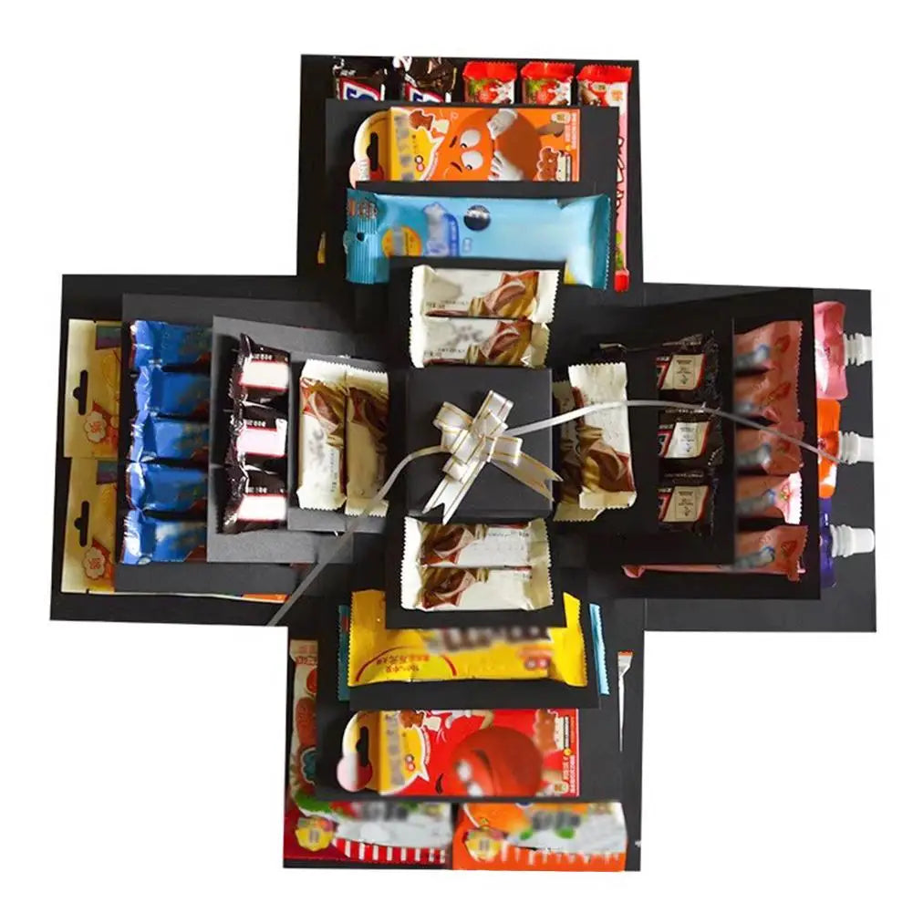 DIY Explosion Photo Album Gift Box DIY Scrapbook Lovely Surprise Explosion Couple Box Love Memory Anniversary Gift