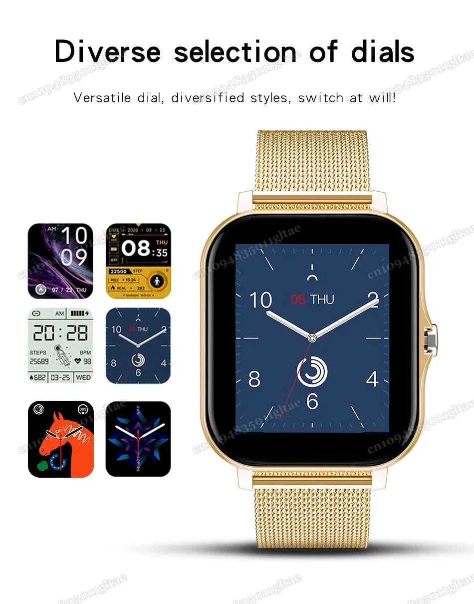 New Smart Watch 2.01 Inch HD Display Answer Make Call Message Preview Sport Modes smartwatch DIY Dial Weather Forecast Men Women