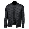 Brand handsome men's slim fit thin jacket, high-quality baseball uniform, casual personalized jacket, fashionable zipper top
