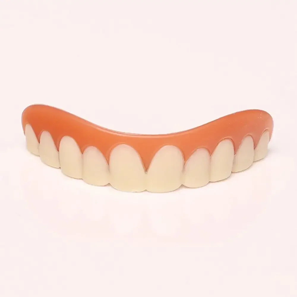 Comfortable snap-on veneers with secure fitting, upper & lower temporary cosmetic teeth, a natural and flawless smile. H2931-26