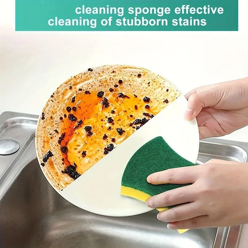 Highly Absorbent Cleaning Sponges Dish washing Magic Clean Pot Rust Stain Sponge Brush Kitchen Grease Cleaner Household Tools