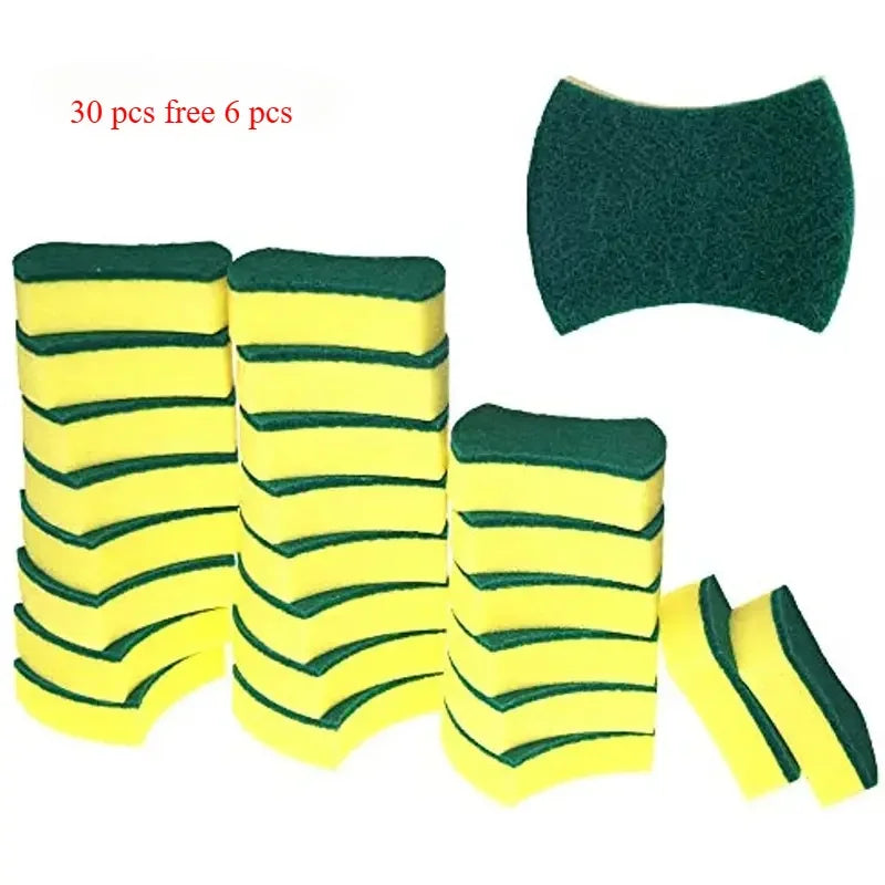 Highly Absorbent Cleaning Sponges Dish washing Magic Clean Pot Rust Stain Sponge Brush Kitchen Grease Cleaner Household Tools
