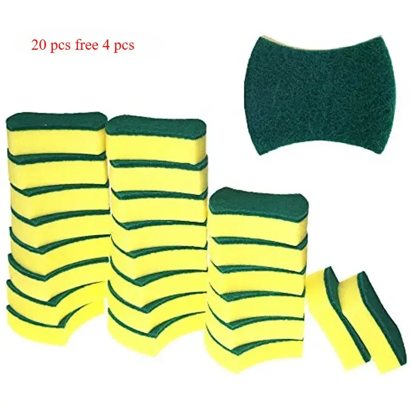Highly Absorbent Cleaning Sponges Dish washing Magic Clean Pot Rust Stain Sponge Brush Kitchen Grease Cleaner Household Tools