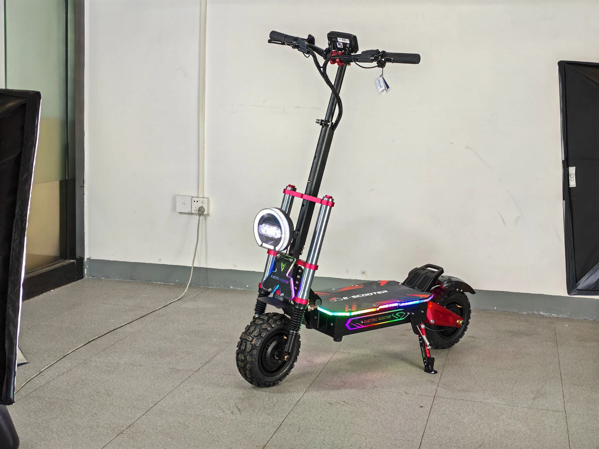 Electric Scooter 6000W Travel Motor 60V38AH Battery NDavid Safety App Control Electric Scooter Silent Tire Electri