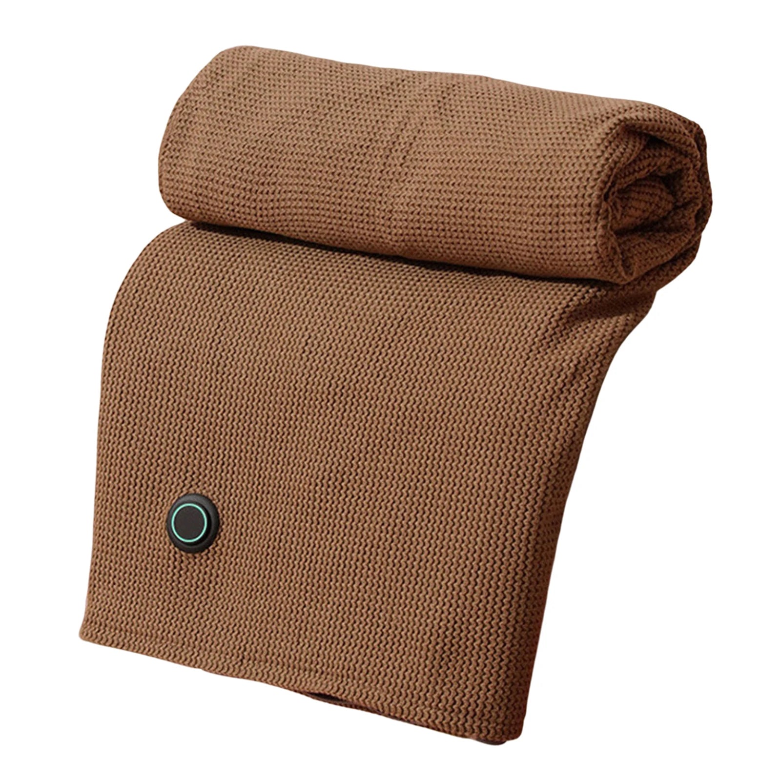 Corded Heated Blanket USB Powered Soft Zipper Shawl Wrap 3 Temperature Adjustment Warm Heating Scarf for Indoor Outdoor