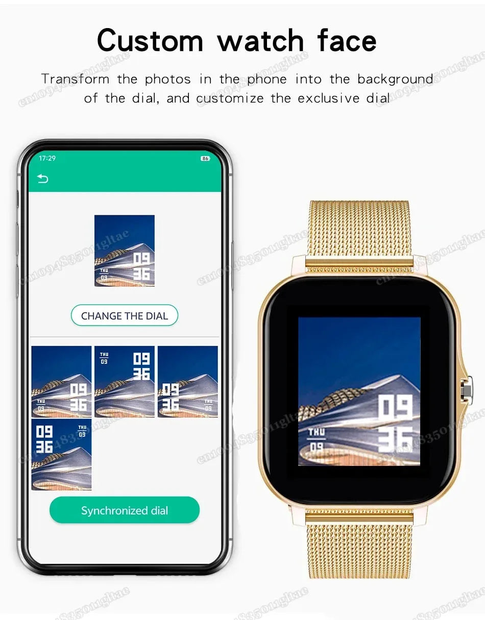New Smart Watch 2.01 Inch HD Display Answer Make Call Message Preview Sport Modes smartwatch DIY Dial Weather Forecast Men Women