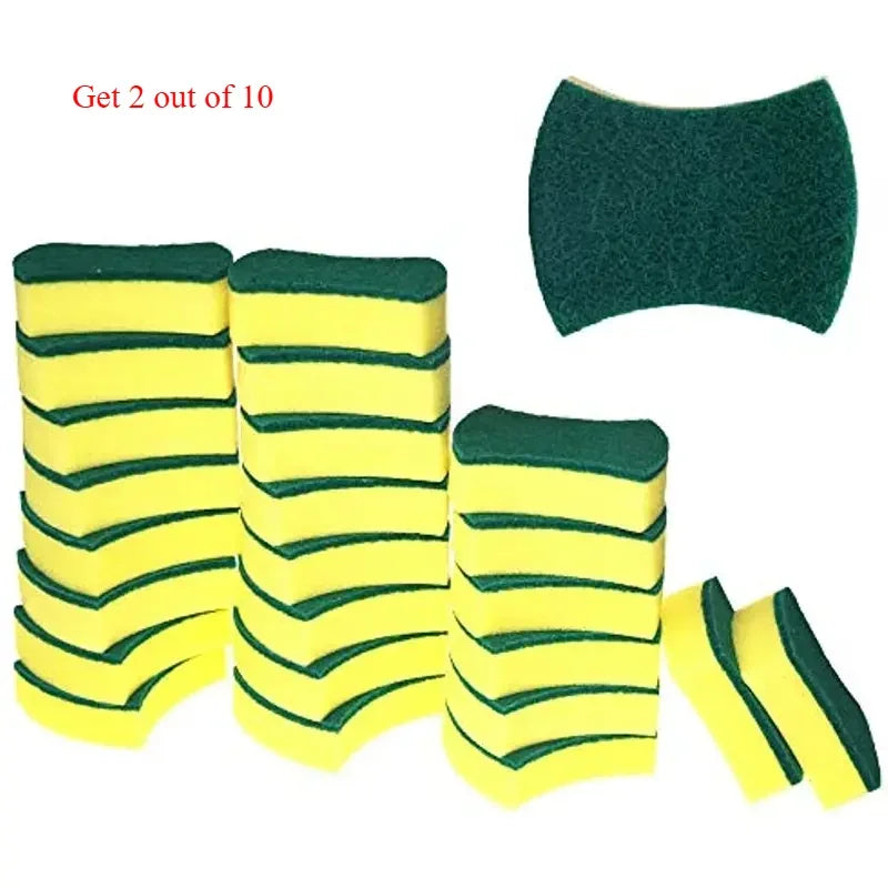 Highly Absorbent Cleaning Sponges Dish washing Magic Clean Pot Rust Stain Sponge Brush Kitchen Grease Cleaner Household Tools