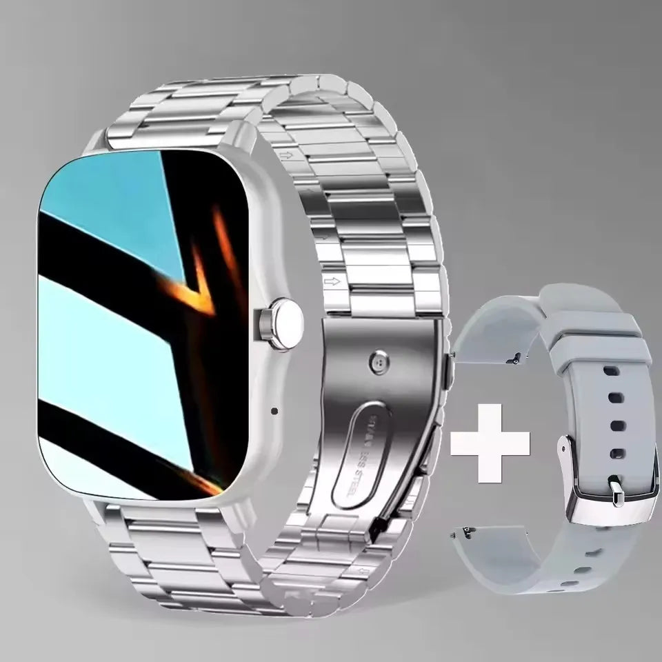 New Smart Watch 2.01 Inch HD Display Answer Make Call Message Preview Sport Modes smartwatch DIY Dial Weather Forecast Men Women