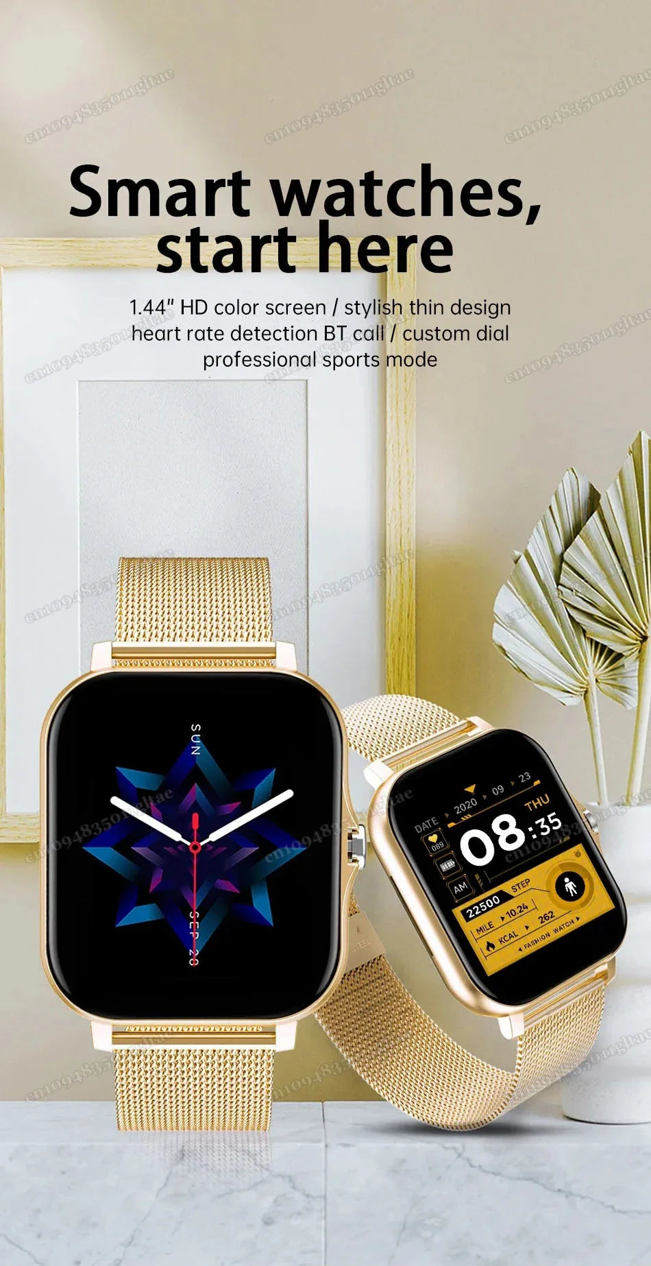 New Smart Watch 2.01 Inch HD Display Answer Make Call Message Preview Sport Modes smartwatch DIY Dial Weather Forecast Men Women