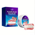 Comfortable snap-on veneers with secure fitting, upper & lower temporary cosmetic teeth, a natural and flawless smile. H2931-26